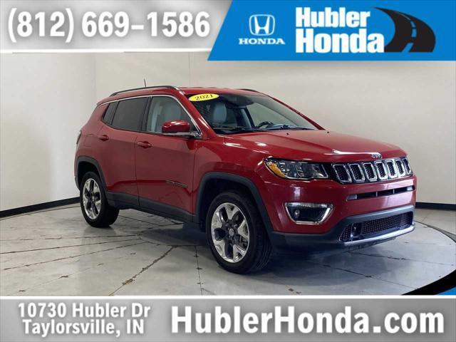 used 2021 Jeep Compass car, priced at $20,500