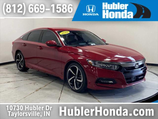 used 2018 Honda Accord car, priced at $17,988