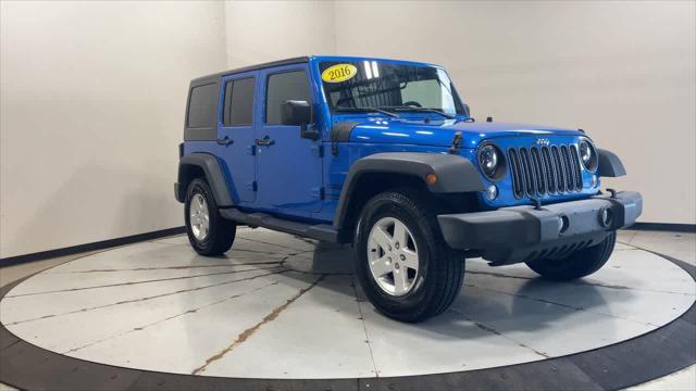 used 2016 Jeep Wrangler Unlimited car, priced at $19,987