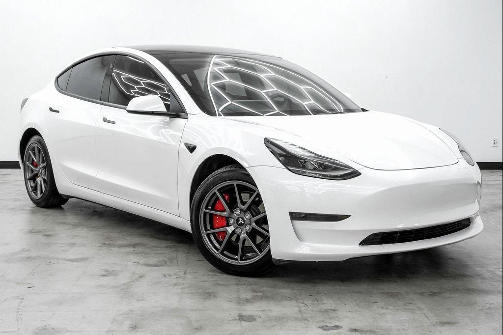 used 2022 Tesla Model 3 car, priced at $27,999