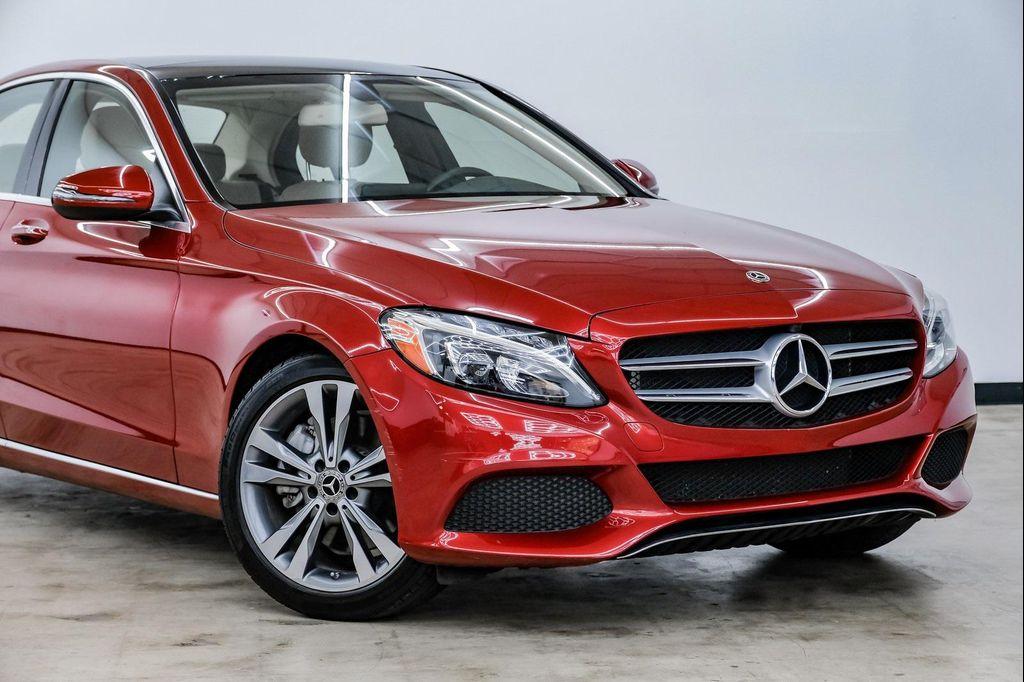 used 2018 Mercedes-Benz C-Class car, priced at $25,999