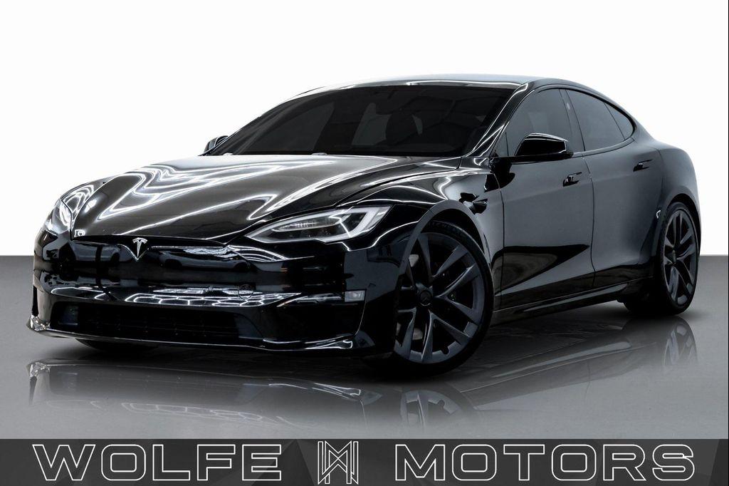 used 2021 Tesla Model S car, priced at $55,499