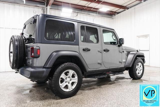 used 2019 Jeep Wrangler Unlimited car, priced at $22,530
