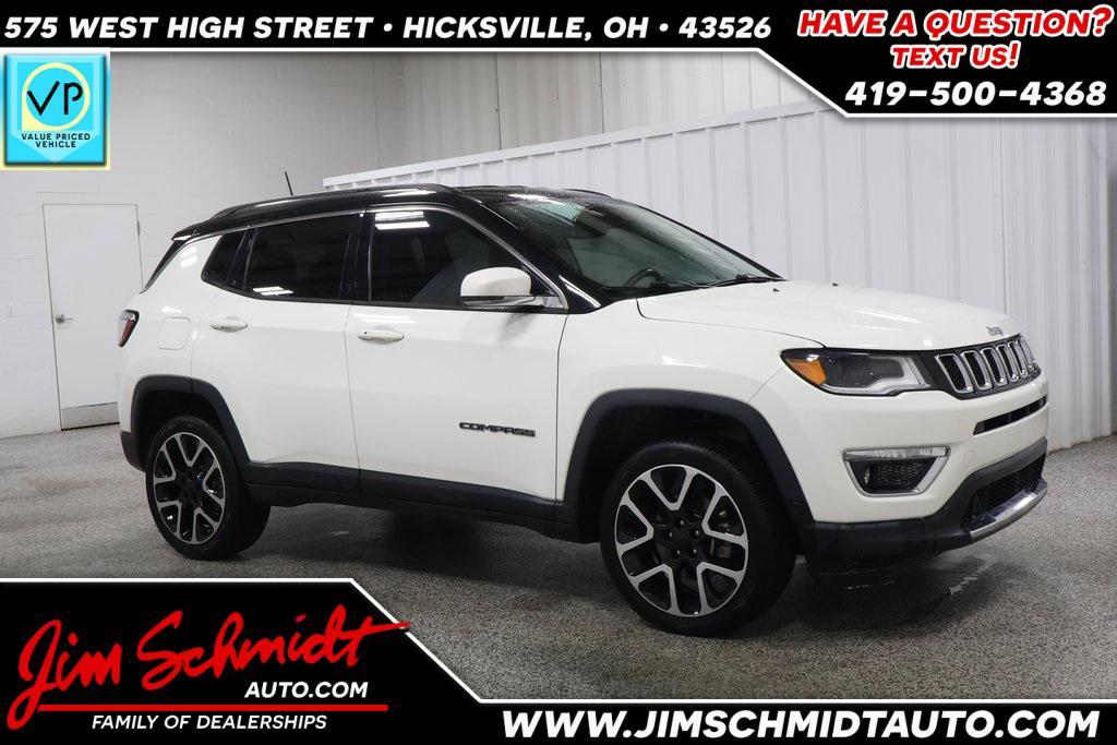 used 2018 Jeep Compass car, priced at $13,285