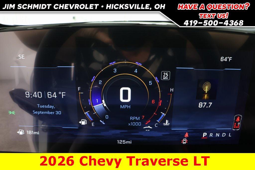 new 2026 Chevrolet Traverse car, priced at $48,000