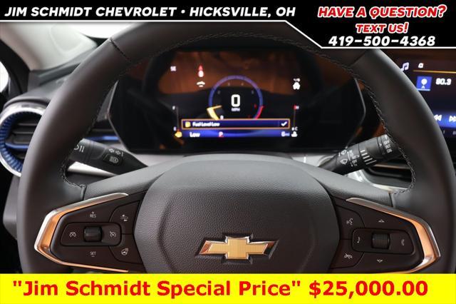 new 2025 Chevrolet Trax car, priced at $25,000