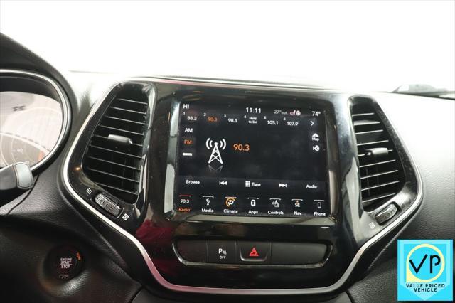 used 2019 Jeep Cherokee car, priced at $15,000