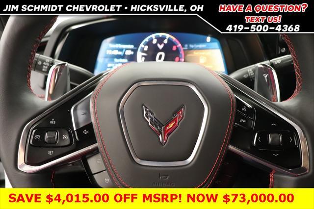 new 2025 Chevrolet Corvette car, priced at $73,000