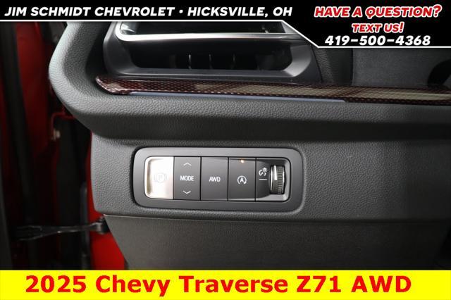 new 2025 Chevrolet Traverse car, priced at $49,173