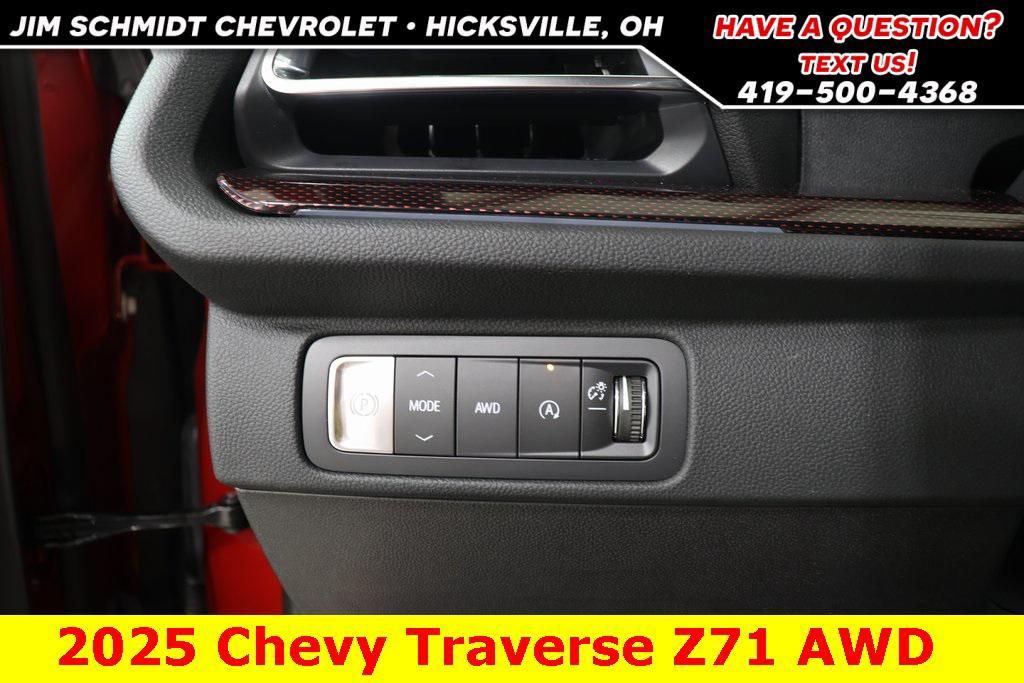 new 2025 Chevrolet Traverse car, priced at $49,173
