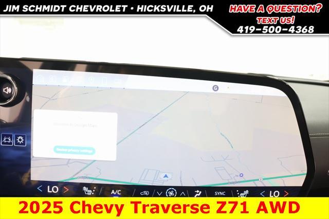 new 2025 Chevrolet Traverse car, priced at $49,173