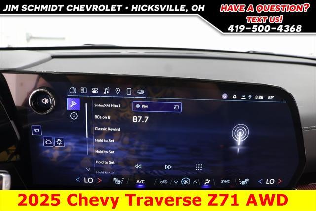 new 2025 Chevrolet Traverse car, priced at $49,173