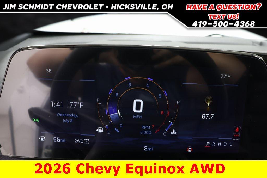 new 2026 Chevrolet Equinox car, priced at $34,405