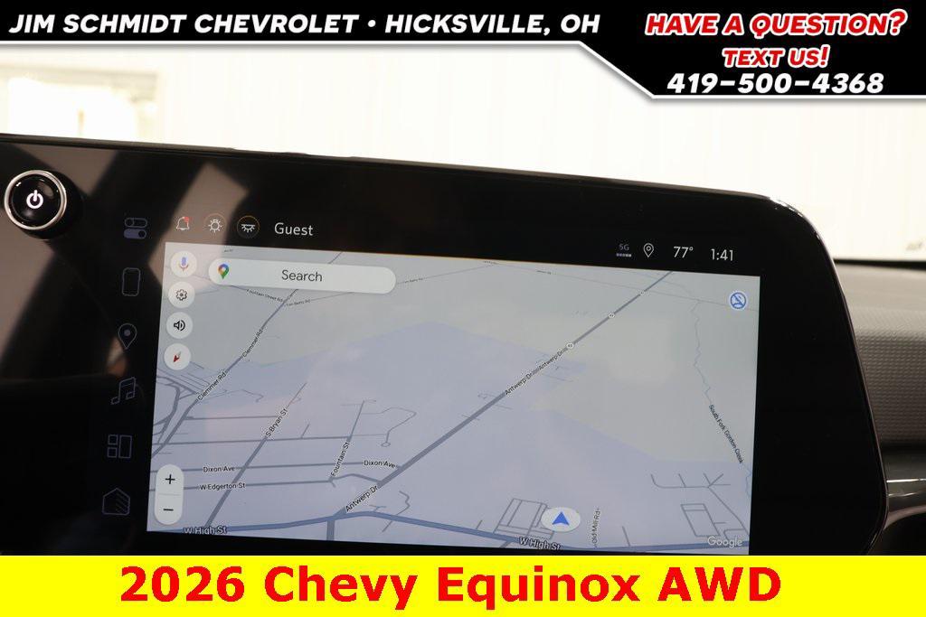 new 2026 Chevrolet Equinox car, priced at $34,405