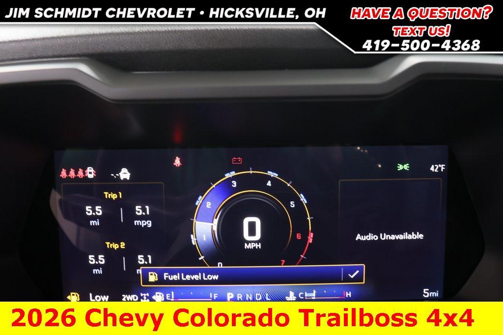 new 2026 Chevrolet Colorado car, priced at $45,683