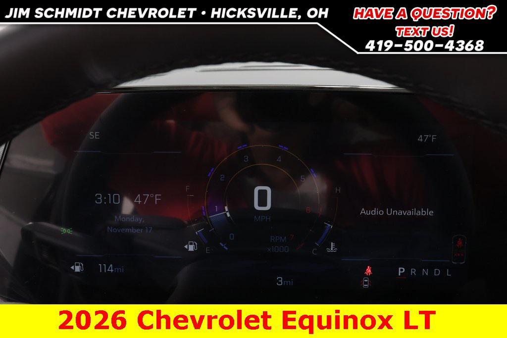 new 2026 Chevrolet Equinox car, priced at $32,587