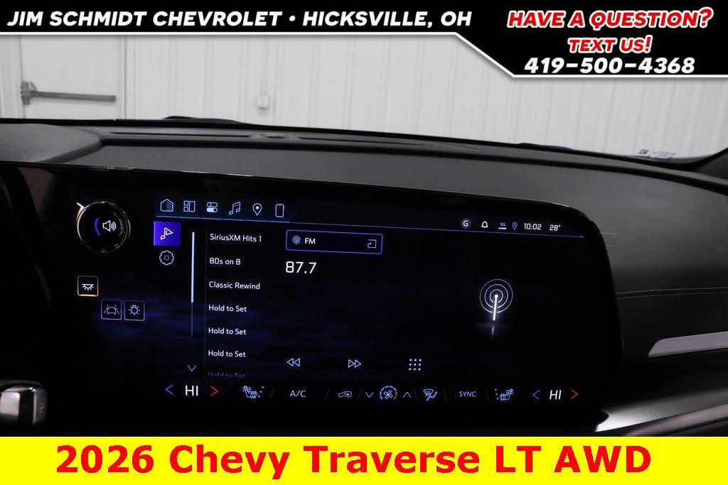 new 2026 Chevrolet Traverse car, priced at $47,035