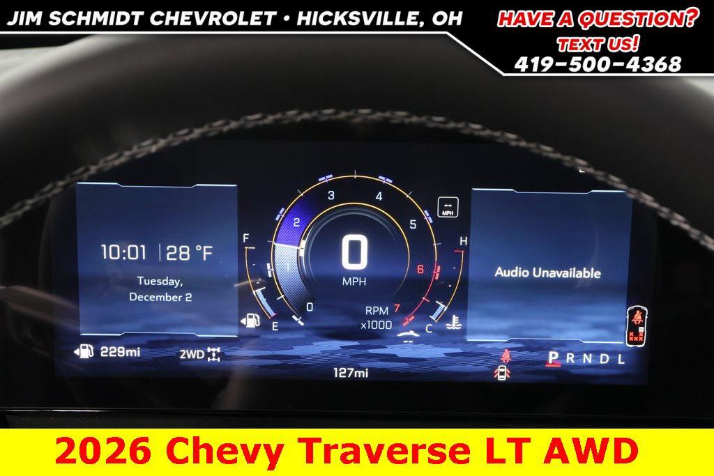 new 2026 Chevrolet Traverse car, priced at $47,035