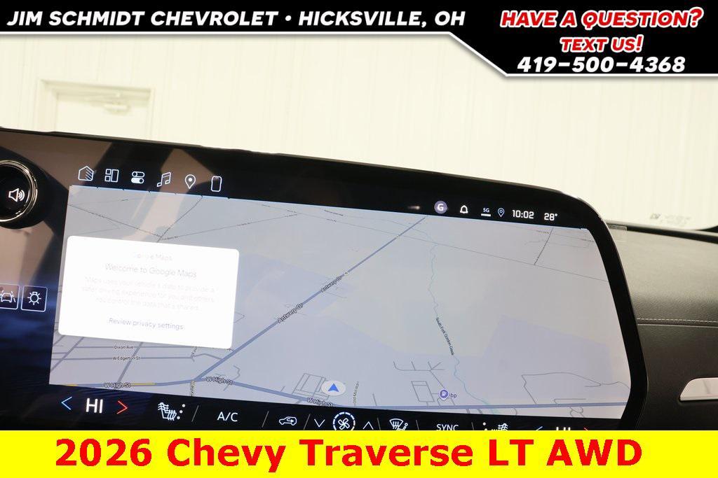 new 2026 Chevrolet Traverse car, priced at $47,035