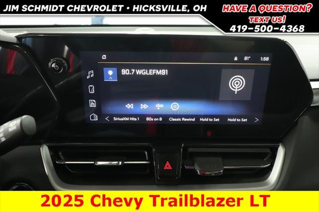 new 2025 Chevrolet TrailBlazer car, priced at $26,481