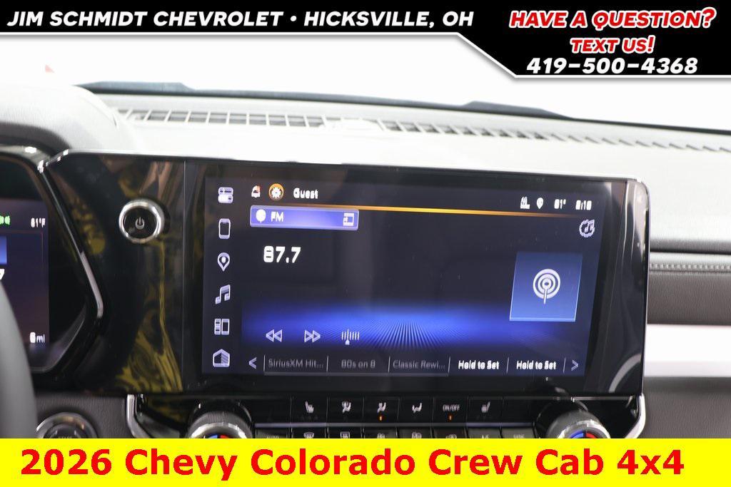 new 2026 Chevrolet Colorado car, priced at $47,000