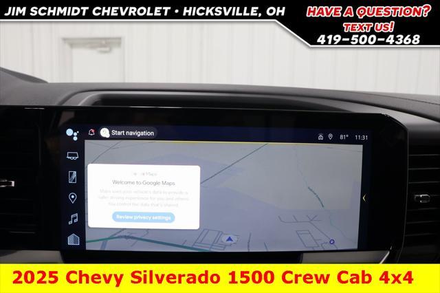 new 2025 Chevrolet Silverado 1500 car, priced at $51,250