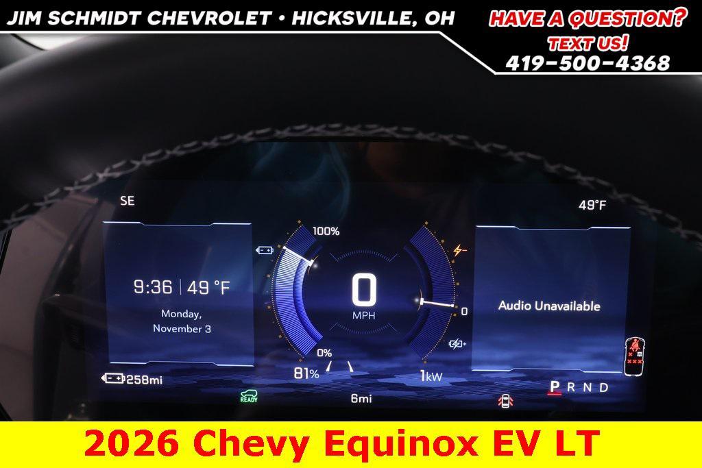 new 2026 Chevrolet Equinox EV car, priced at $43,993