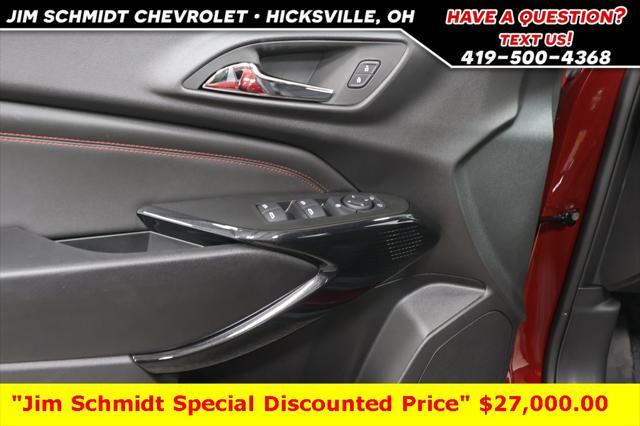 new 2025 Chevrolet Trax car, priced at $27,000
