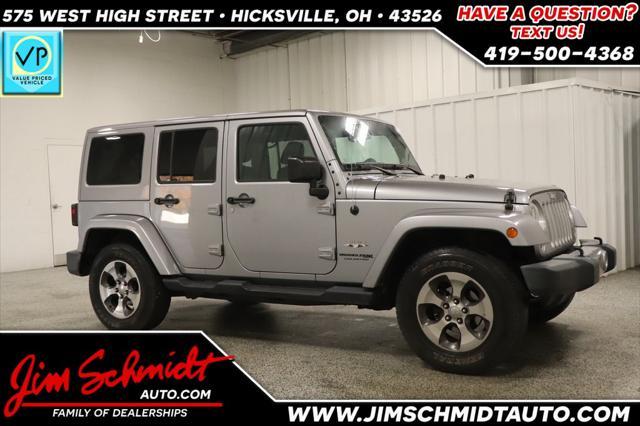 used 2018 Jeep Wrangler JK Unlimited car, priced at $21,550