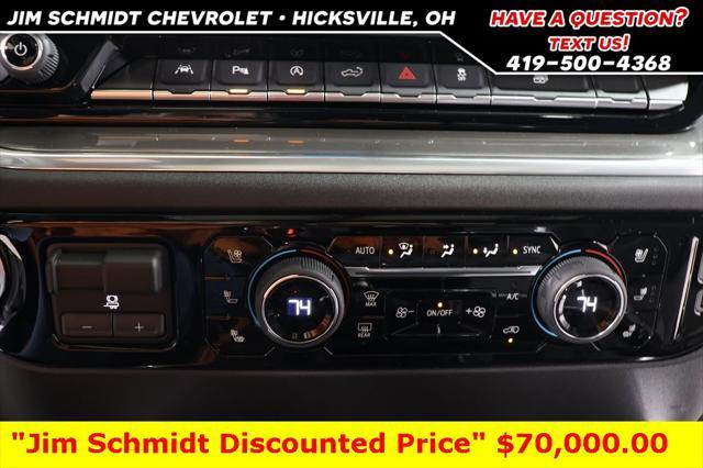 new 2025 Chevrolet Silverado 1500 car, priced at $70,000