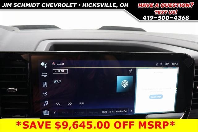 new 2025 Chevrolet Silverado 1500 car, priced at $57,000