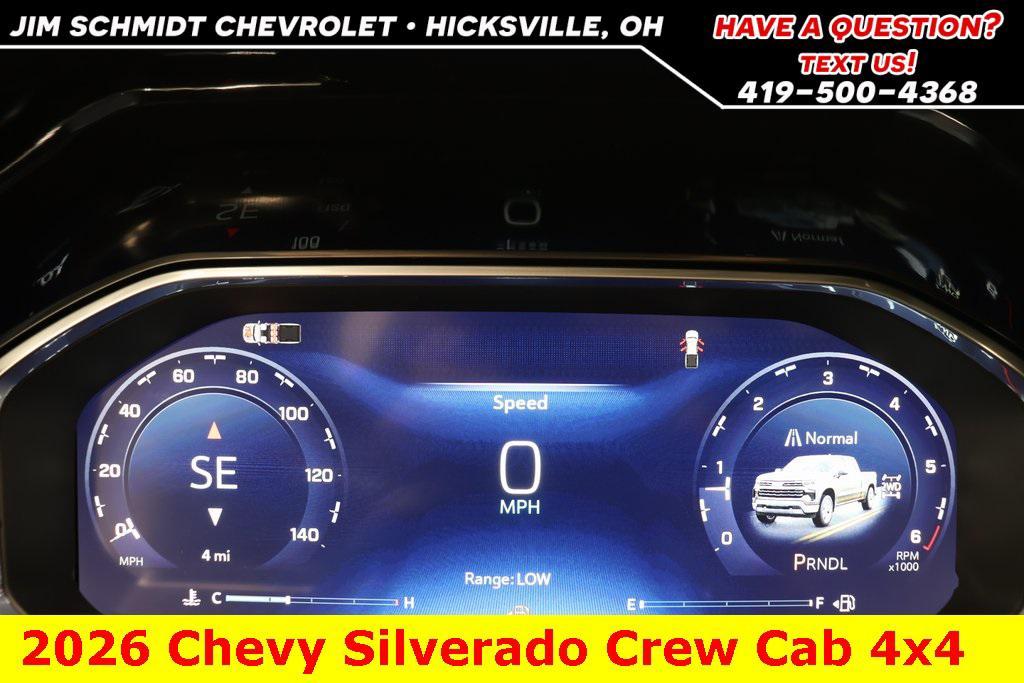 new 2026 Chevrolet Silverado 1500 car, priced at $60,490