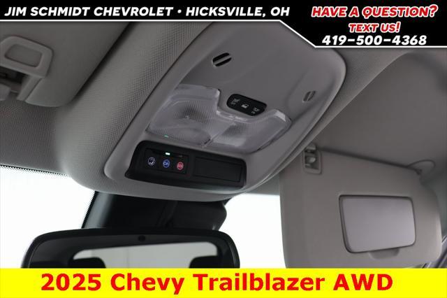 new 2025 Chevrolet TrailBlazer car, priced at $31,075