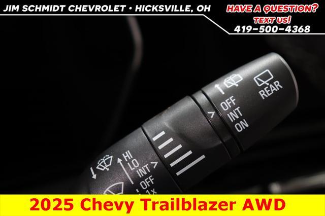 new 2025 Chevrolet TrailBlazer car, priced at $31,075