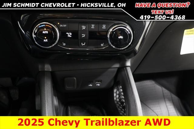 new 2025 Chevrolet TrailBlazer car, priced at $31,075