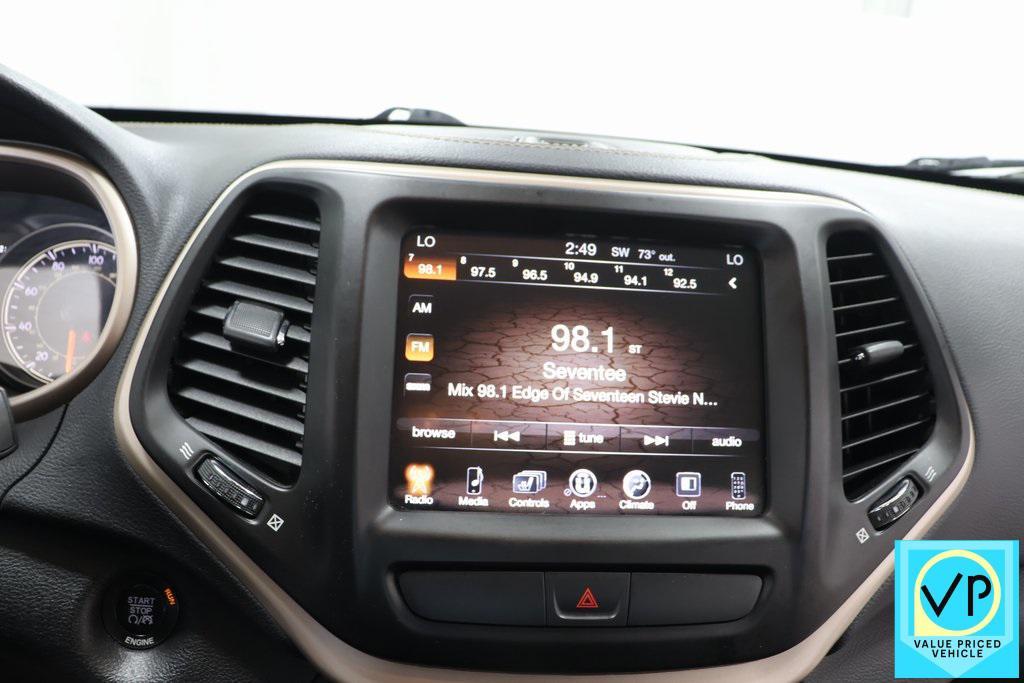 used 2016 Jeep Cherokee car, priced at $11,380