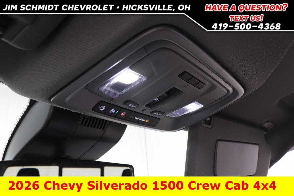 new 2026 Chevrolet Silverado 1500 car, priced at $61,650