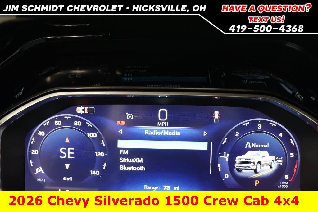 new 2026 Chevrolet Silverado 1500 car, priced at $61,650