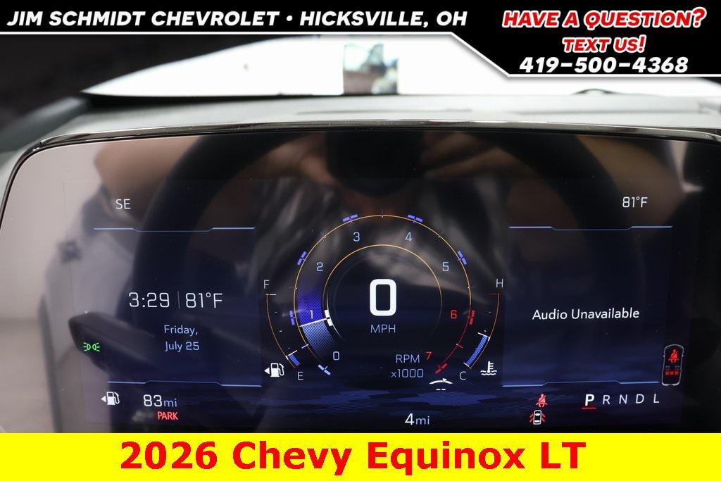 new 2026 Chevrolet Equinox car, priced at $34,015