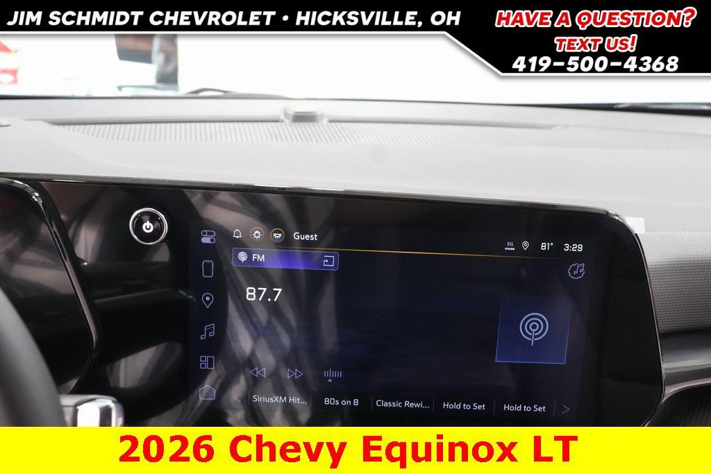 new 2026 Chevrolet Equinox car, priced at $34,015