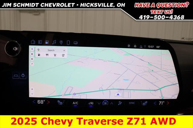 new 2025 Chevrolet Traverse car, priced at $55,000