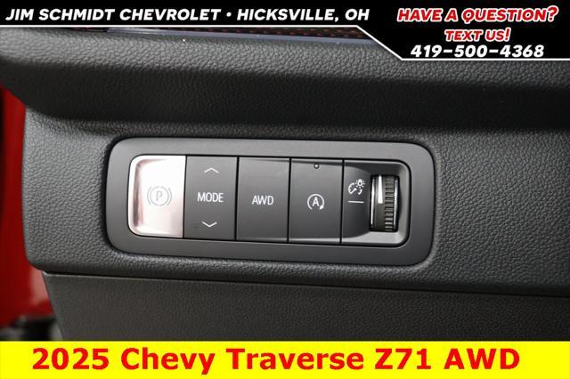 new 2025 Chevrolet Traverse car, priced at $55,000