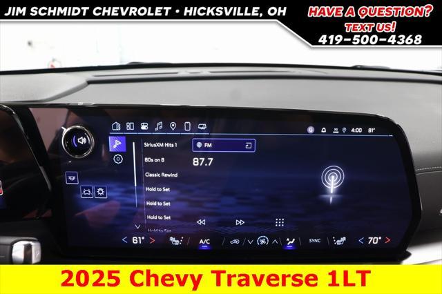 new 2025 Chevrolet Traverse car, priced at $43,065