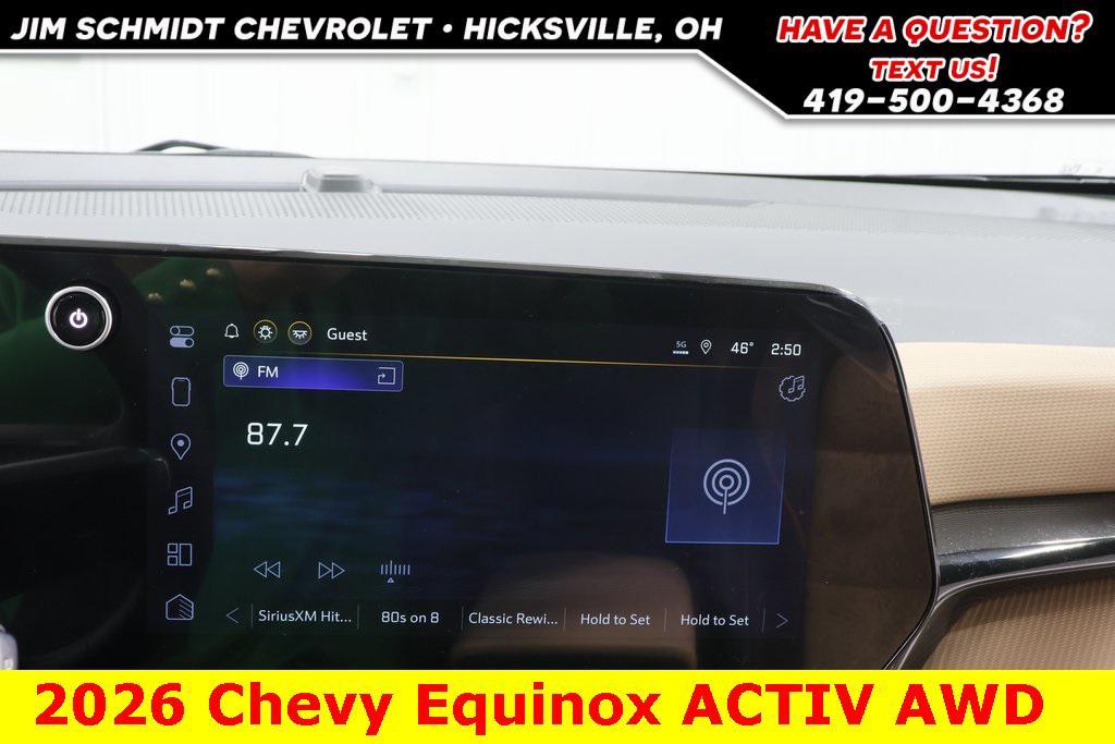 new 2026 Chevrolet Equinox car, priced at $38,109