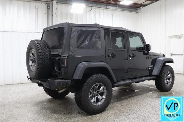 used 2017 Jeep Wrangler Unlimited car, priced at $19,500