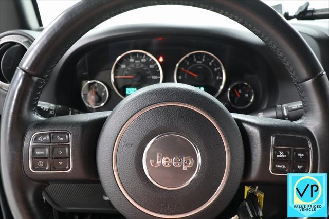 used 2017 Jeep Wrangler Unlimited car, priced at $19,500