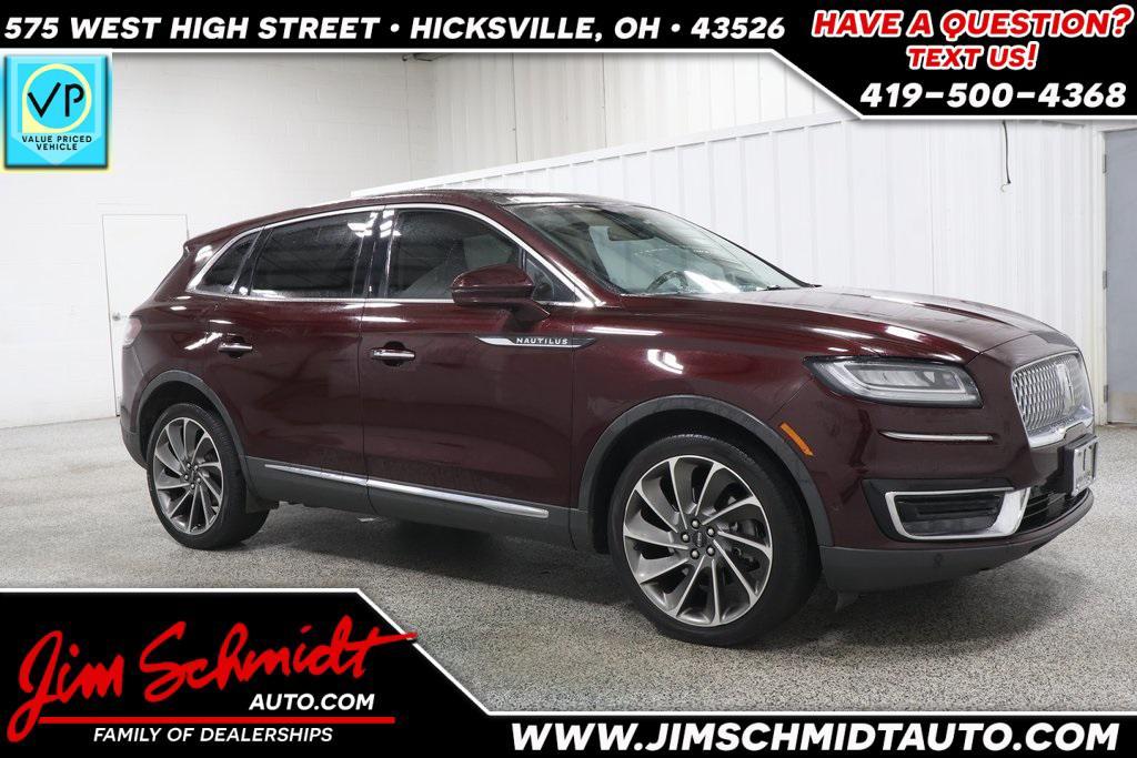 used 2020 Lincoln Nautilus car, priced at $18,994