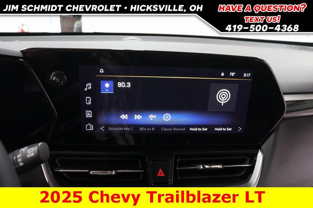 new 2025 Chevrolet TrailBlazer car, priced at $29,345