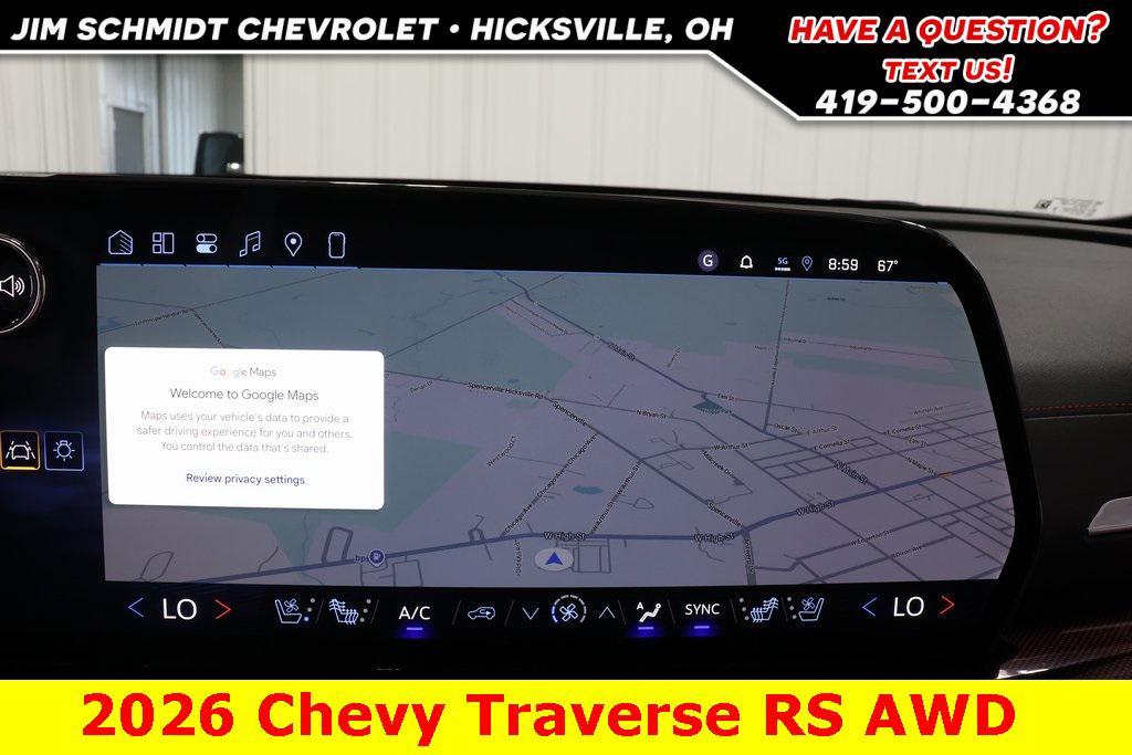 new 2026 Chevrolet Traverse car, priced at $61,000