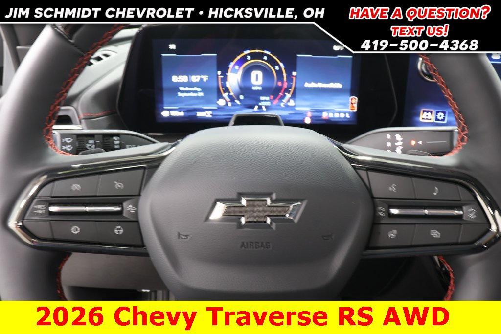 new 2026 Chevrolet Traverse car, priced at $61,000
